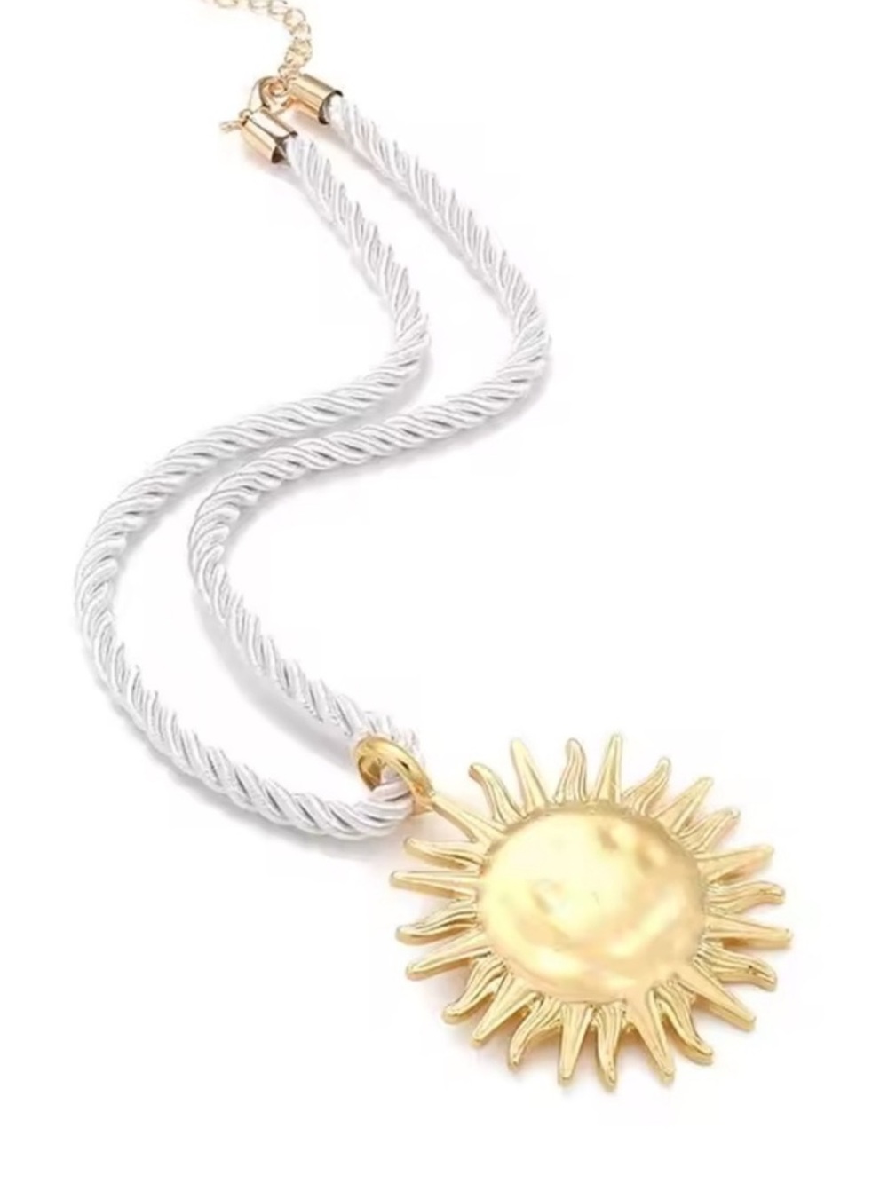 Statement  Sun Gold Necklace
